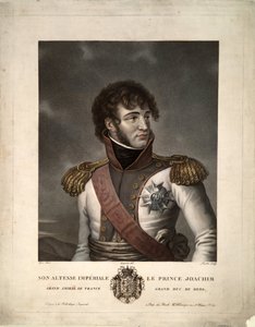 Joachim Murat portréja, 1806 körül alkotó: Albert Gregorius
