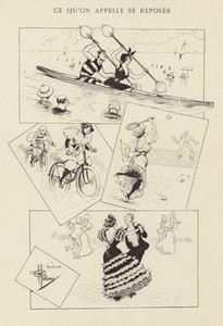 Amit mi pihenésnek nevezünk alkotó: Albert Guillaume