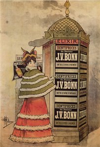 Doctor J. V. Bonn elixír-fogkrémei, 1893 alkotó: Albert Guillaume