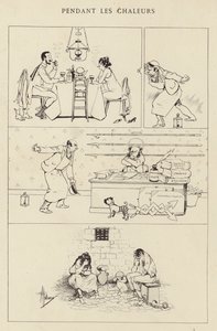 A hőség idején alkotó: Albert Guillaume