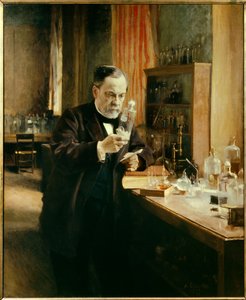 Louis Pasteur portréja a laboratóriumában alkotó: Albert Gustaf Aristides Edelfelt