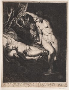 Psyche és az alvó Ámor alkotó: Albert Haelwegh