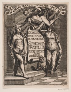 Titelblad til Simon Paulli, "Quadripartitum Botanicum", 1667