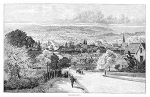 Parramatta, Új-Dél-Wales, Ausztrália, 1886. alkotó: Albert Henry Fullwood