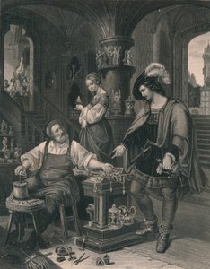 Az aranyművesek lánya, 1850 körül