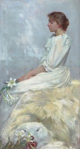 Bessie (Miss Elizabeth Newton) portréja 1892 (Olaj, vászon)