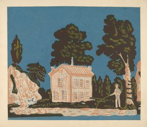 Tapéta Bandbox burkolathoz, c. 1937.