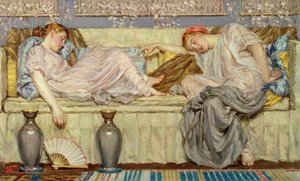 Gyöngyök (tanulmány), 1875 körül (olaj, vászon) alkotó: Albert Joseph Moore