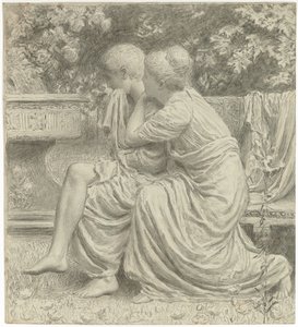 Rajzfilm az "An Idyll"-hez, alkotó: Albert Joseph Moore