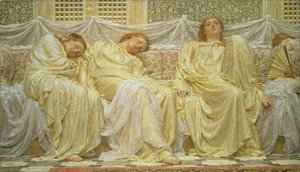 Álmodozók, 1882. alkotó: Albert Joseph Moore