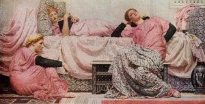 Felolvasás, 1884, 1936. alkotó: Albert Joseph Moore
