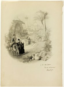 Tanulmány illusztrációhoz Aline-nak, Golconda királynőjének alkotó: Albert Lynch
