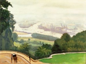 Albert Marquet / Rouen Harbour’, Olaj, vászon alkotó: Albert Marquet