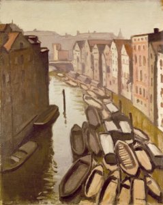 Flotta Hamburgban alkotó: Albert Marquet
