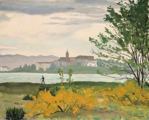 Hondarribia, kilátás Hendaye, Le Promeneur