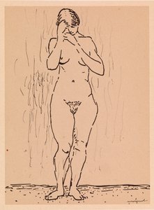 Meztelen nő állva alkotó: Albert Marquet