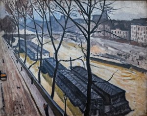 Párizs télen. Quai Bourbon alkotó: Albert Marquet