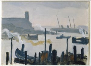 Hamburg kikötője alkotó: Albert Marquet