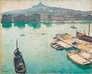 Marseille kikötője alkotó: Albert Marquet