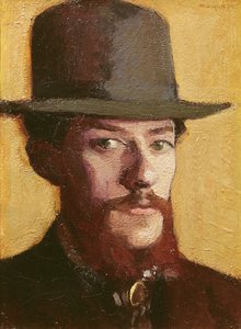 Monsieur Mouliet kalapos portréja, 1899 körül (olaj, vászon) alkotó: Albert Marquet