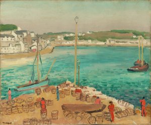 Audierne rakpart alkotó: Albert Marquet