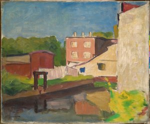 Rózsaszín ház Arcueilben alkotó: Albert Marquet