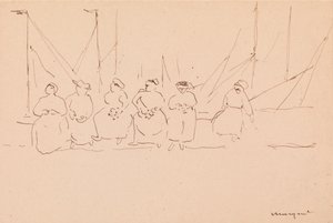 Hat nő a rakparton alkotó: Albert Marquet