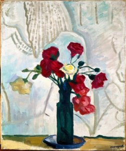 Csendélet szegfűvel alkotó: Albert Marquet