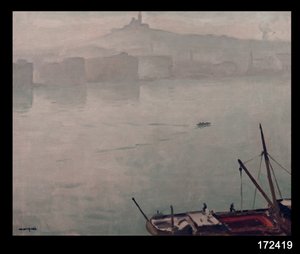 Marseille kikötője alkotó: Albert Marquet