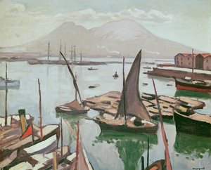 Nápoly kikötője alkotó: Albert Marquet