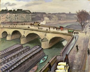Szajna Párizsban, 1907 körül (olaj, vászon) alkotó: Albert Marquet