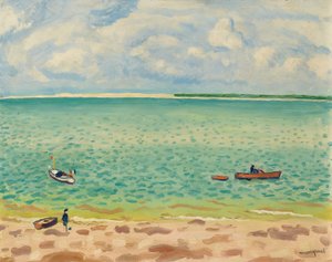A strand, Le Pyla alkotó: Albert Marquet