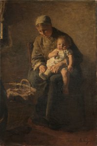 Egy anya a gyermekével