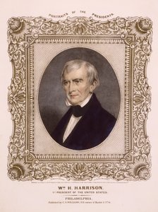 William Henry Harrison amerikai elnök, 1846 (litográfia)