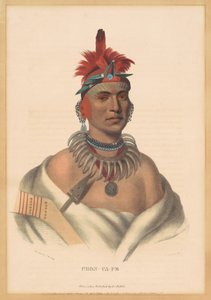 Chon-Ca-Pe alkotó: Albert Newsam, after Henry Inman, after Charles Bird King