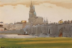 Drezda látképe, 1898