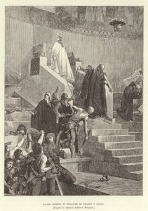 Sciarra Colonna és Guillaume de Nogaret Anagniban. Sciarra Colonna és Guillaume de Nogaret VIII. Bonifác pápával szemben az olaszországi Anagniban