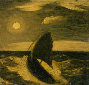 The Toilers of the Sea, kb. 1880-85. alkotó: Albert Pinkham Ryder