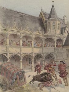 Amboise vaddisznója alkotó: Albert Robida