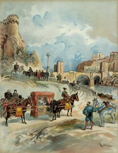 Angouleme Marguerite (vagy Navarra, néha Alenconból alkotó: Albert Robida