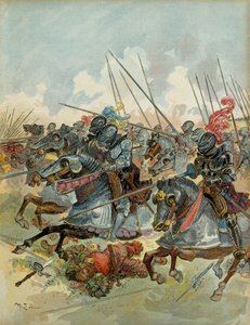 Hatodik olasz háború (1521-1526): Paviai csata (Olaszország), február 24. alkotó: Albert Robida