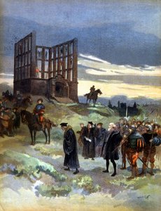 Semblancay főfelügyelő felakasztása (1527) alkotó: Albert Robida