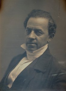 Gentleman hivatalos gallérban és fehér nyakkendőben alkotó: Albert Sands Southworth