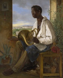 Kertész és kürtös portréja I. Ferenc császár házában, 1836