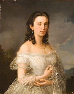 Albert Theer (1815-1902) - Júlia liechtensteini hercegnő (1817-1895), született Potocki grófnő. alkotó: Albert Theer