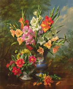 AB1062B Gladiolák és dáliák alkotó: Albert Williams