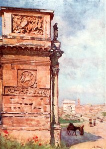 Titus íve Konstantin diadalívéből alkotó: Alberto Pisa