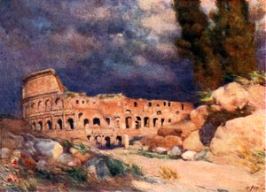 A Colosseum viharban alkotó: Alberto Pisa
