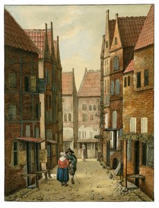Delft-i utca Albertus Brondgeest Jacobus Vrel után, SA Delft, inv.no.65127