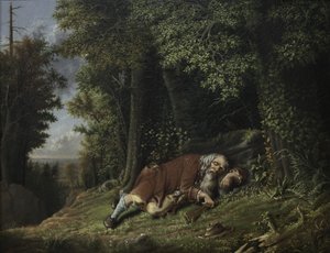 Rip Van Winkle Asleep, 1879-80 (olaj, vászon)